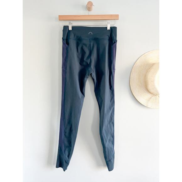 Varley | Cobalt Blue Athletic Leggings Side Mesh Panel Pockets | Sz S - Picture 6 of 10